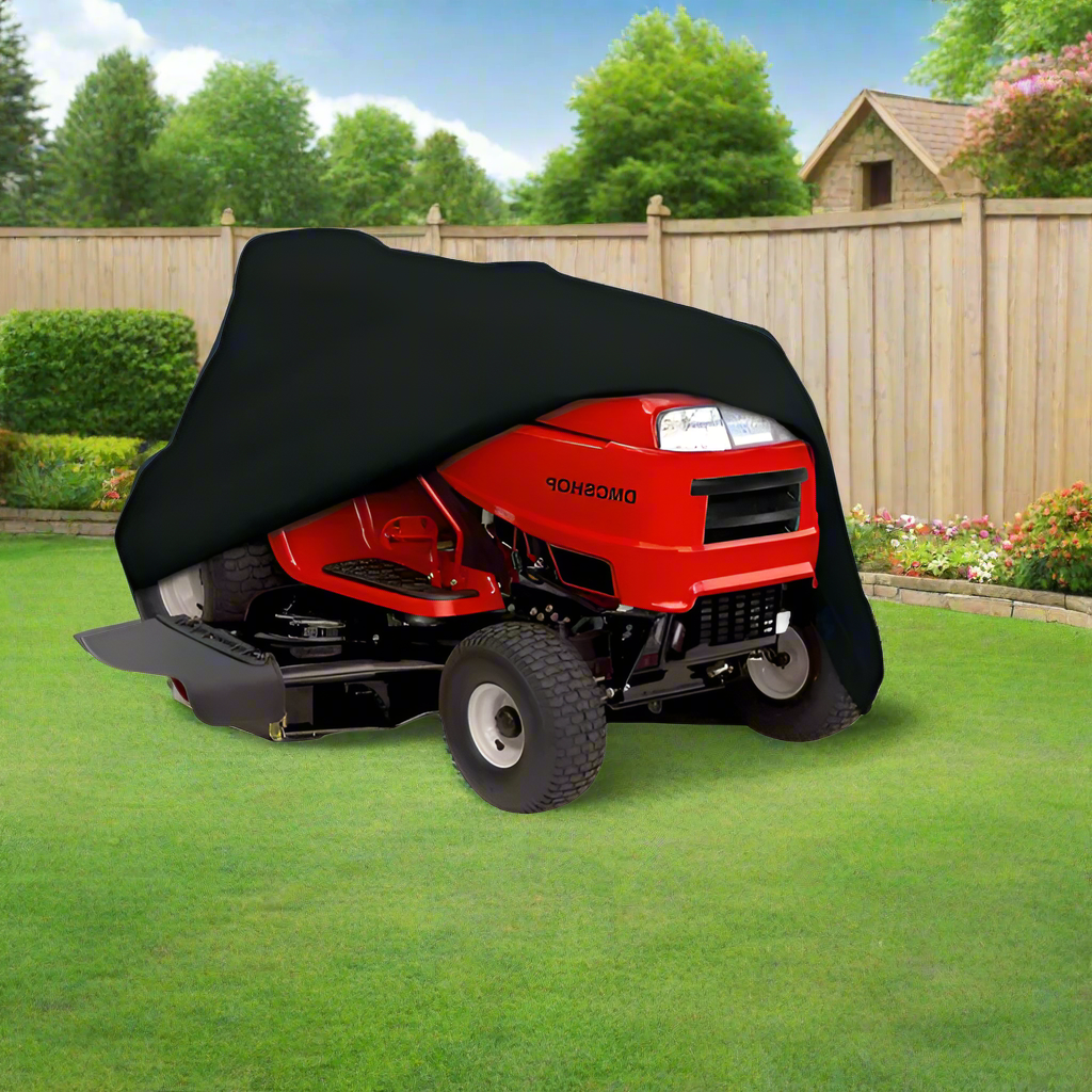 Lawn Mower Cover Waterproof 420D Heavy Duty Universal Black | Lumfield