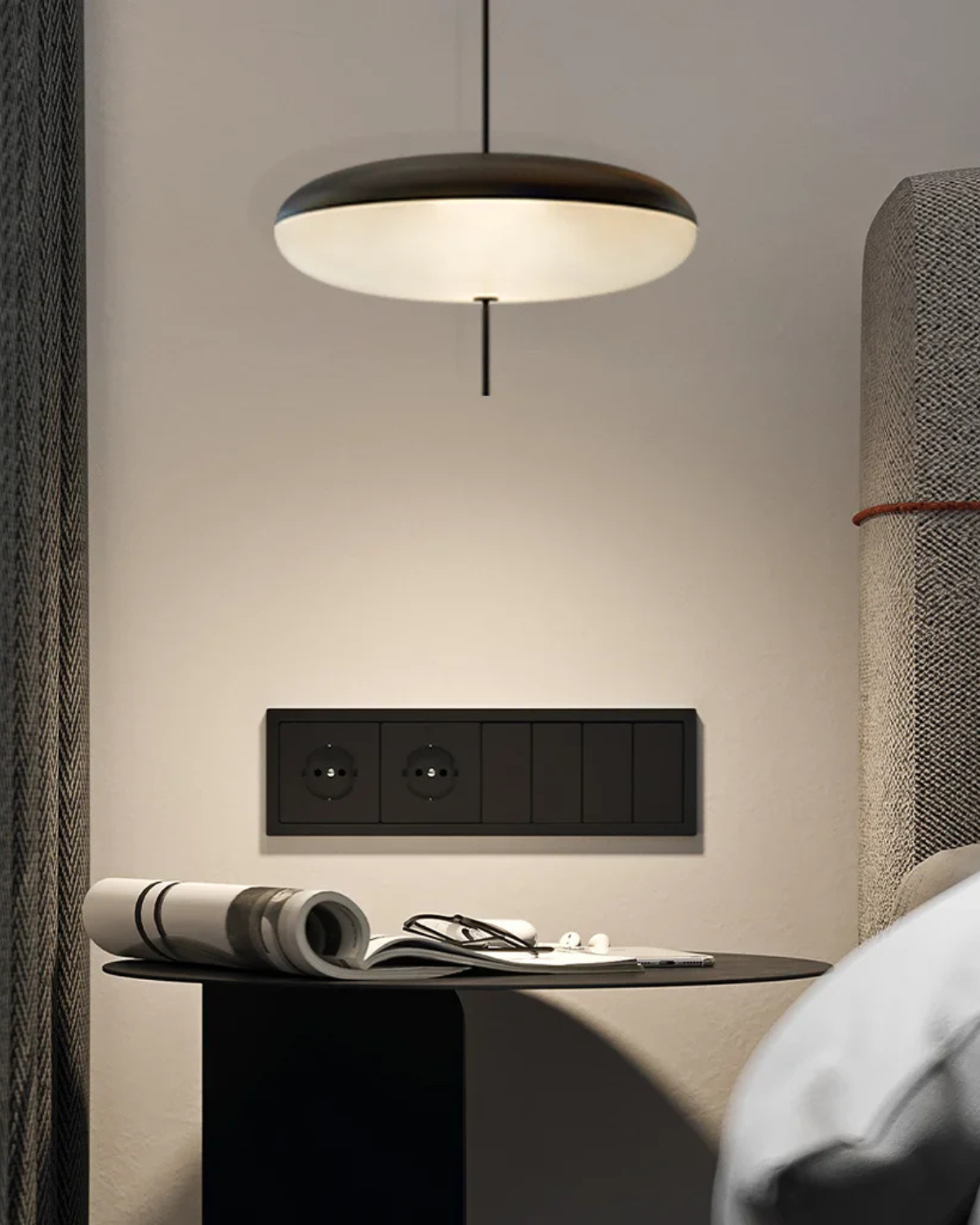 Pendant Light Floating Acrylic Metal Two-Tone Minimalist Modern Dining Room Living Room | Lumfield