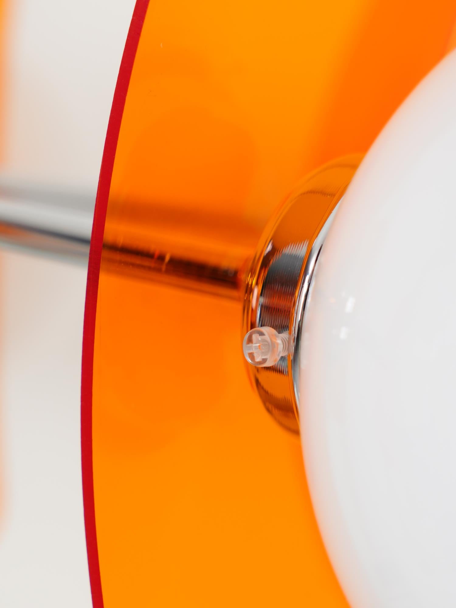 Sputnik Chandelier Chrome Iron Colored Acrylic White Glass Multi-Light Modern Dining Room Living Room | Lumfield