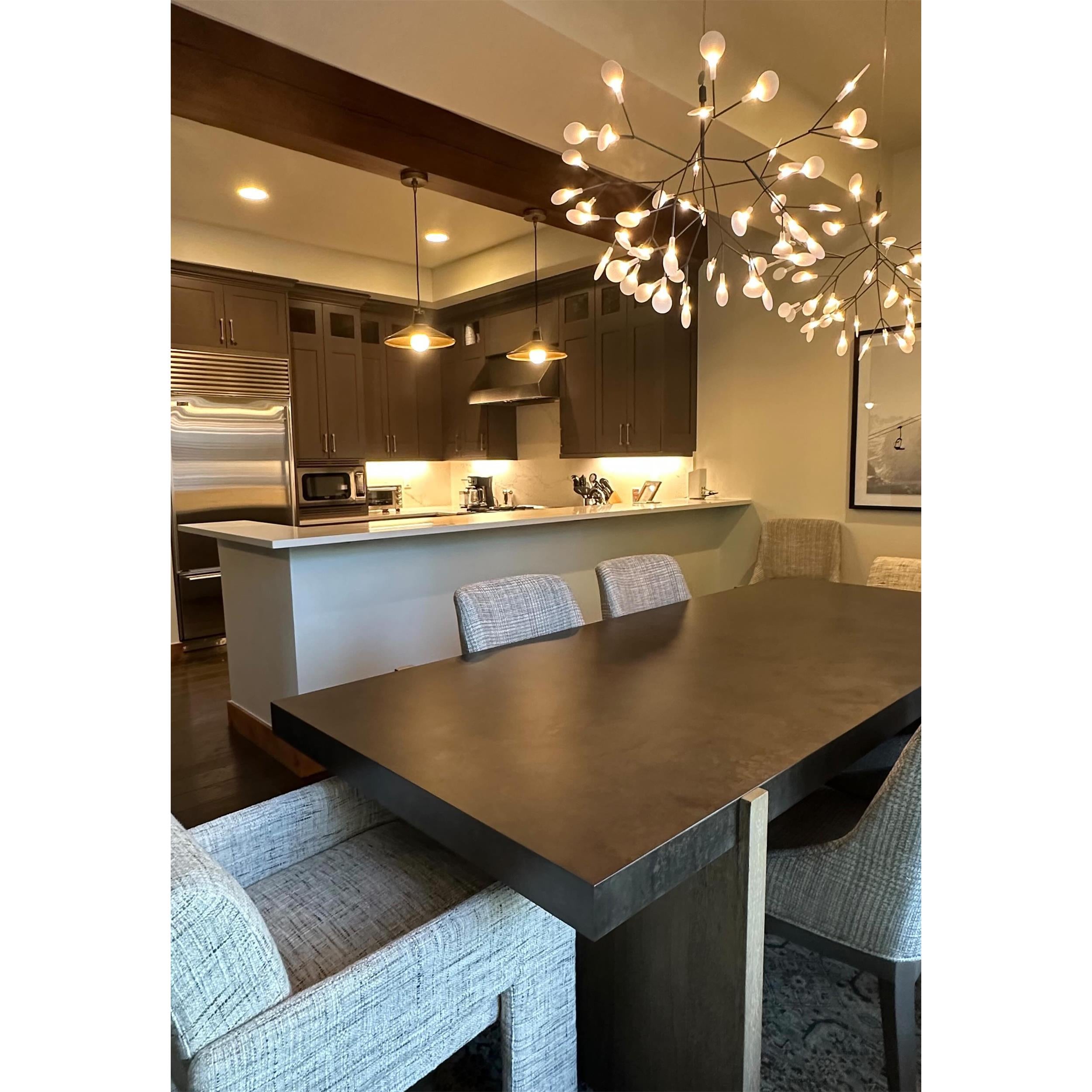Heracleum Chandelier Organic LED Branch Design Black Rose Gold White Dimmable Remote High Ceiling | Lumfield