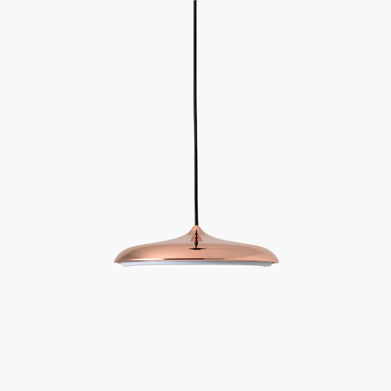 Scandinavian Ultra Thin Disc Pendant Light Diffused LED Modern Interior 25cm 40cm | Lumfield