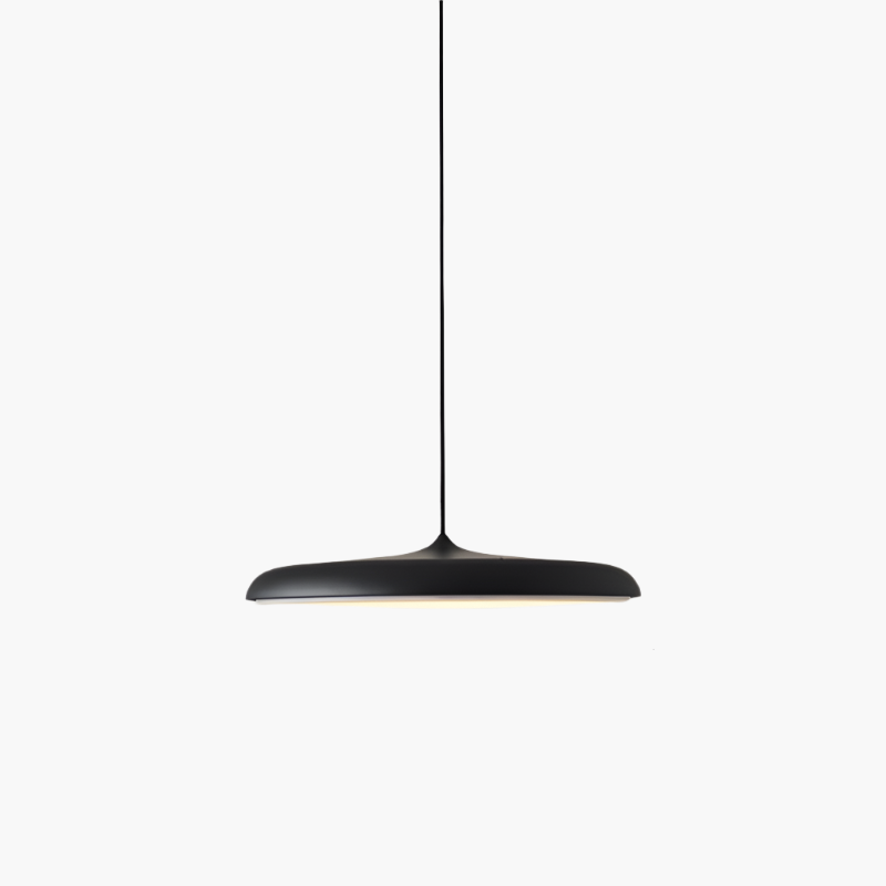 Scandinavian Ultra Thin Disc Pendant Light Diffused LED Modern Interior 25cm 40cm | Lumfield