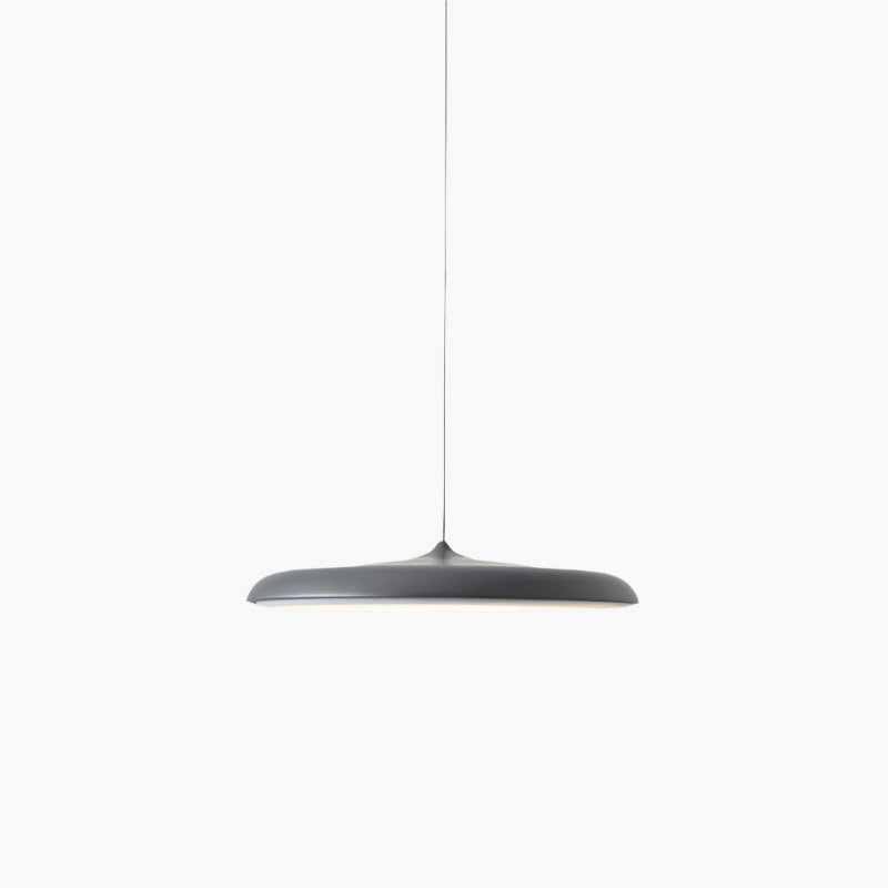 Scandinavian Ultra Thin Disc Pendant Light Diffused LED Modern Interior 25cm 40cm | Lumfield