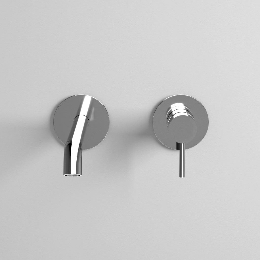 Wall Mount Bathroom Faucet Chrome Italian Brass Kerox Ceramic Neoperl Aerator Single Handle Sink | Lumfield