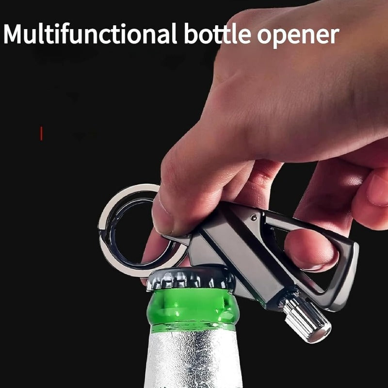 Permanent Match Keychain 3 In 1 Survival Lighter Bottle Opener | Lumfield