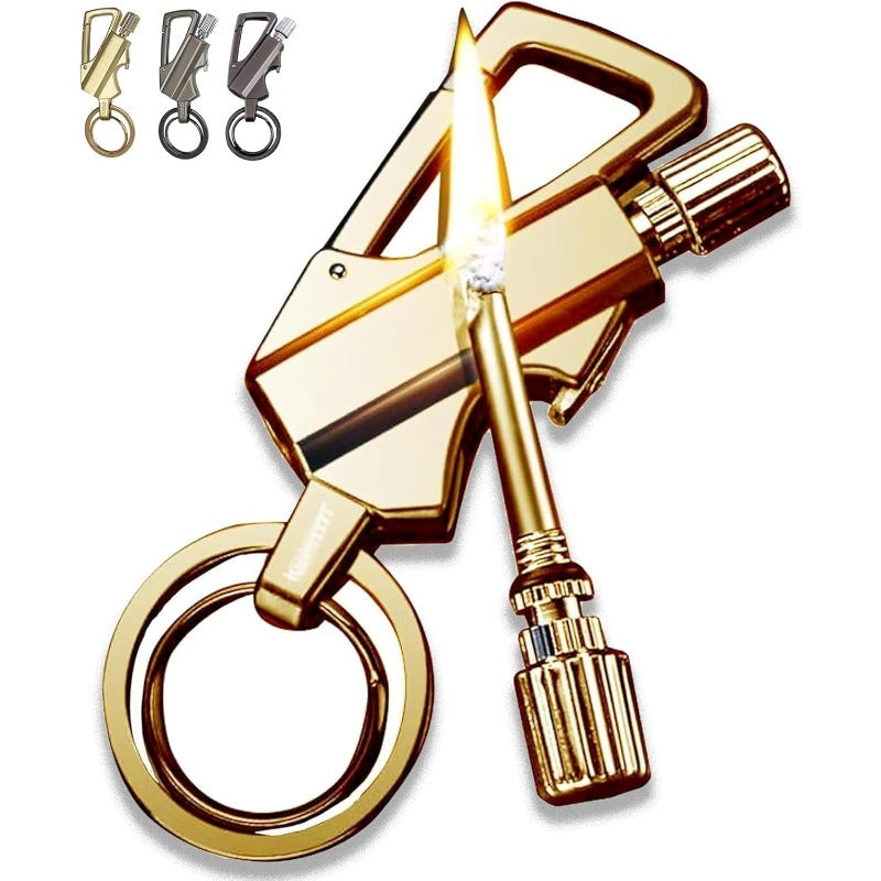 Permanent Match Keychain 3 In 1 Survival Lighter Bottle Opener | Lumfield