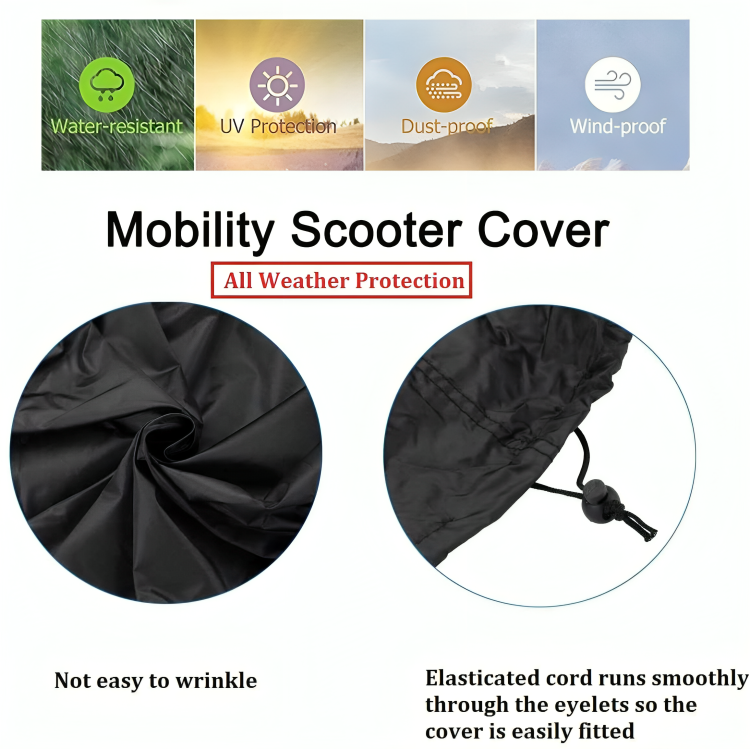 Lawn Mower Cover Waterproof 420D Heavy Duty Universal Black | Lumfield