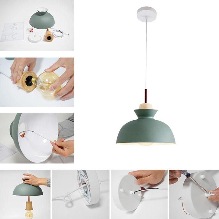 Pendant Light Modern Dome Metal Adjustable 11 Inch Kitchen | Lumfield