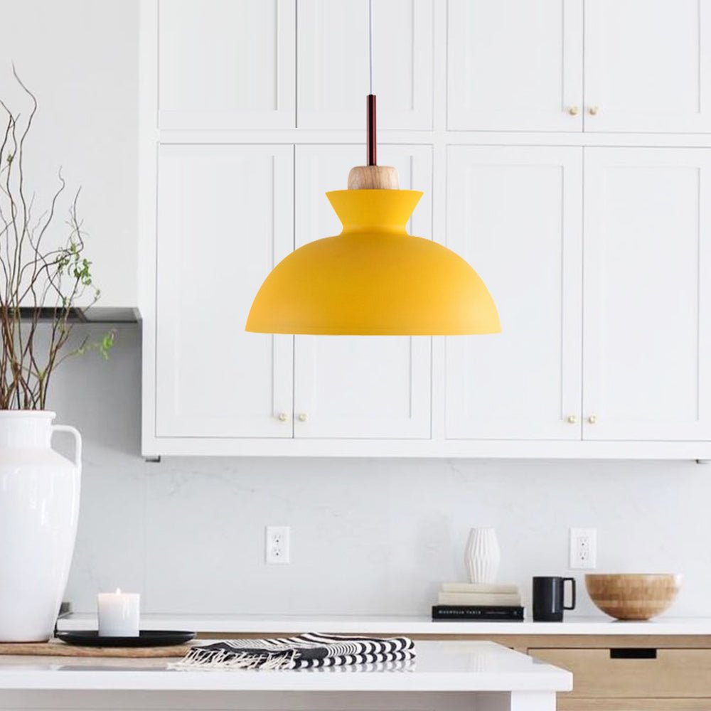 Pendant Light Modern Dome Metal Adjustable 11 Inch Kitchen | Lumfield