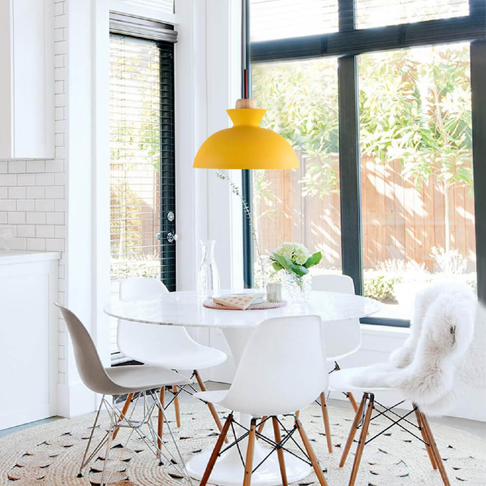 Pendant Light Modern Dome Metal Adjustable 11 Inch Kitchen | Lumfield