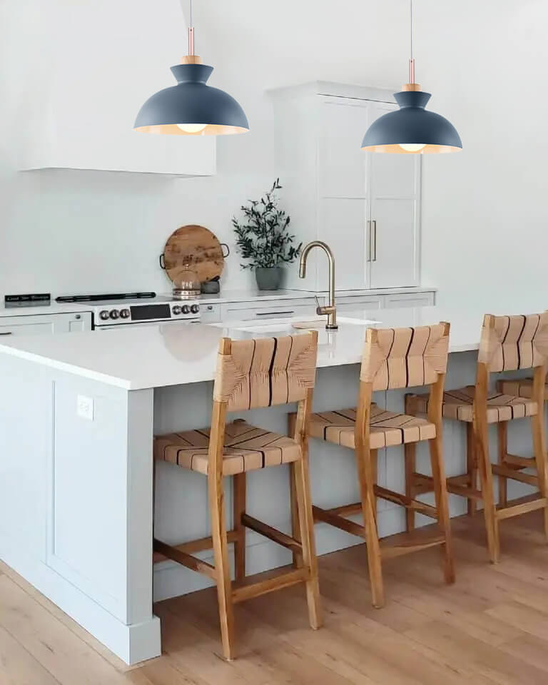 Pendant Light Modern Dome Metal Adjustable 11 Inch Kitchen | Lumfield