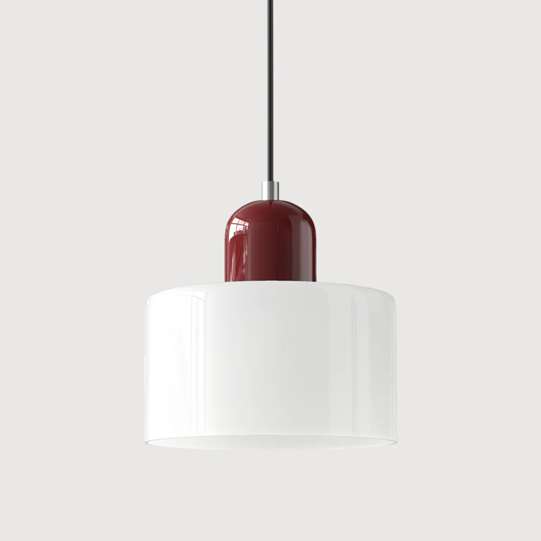 Retro Glass Pendant Light 6 Inch Adjustable 59 Inch Drop | Lumfield