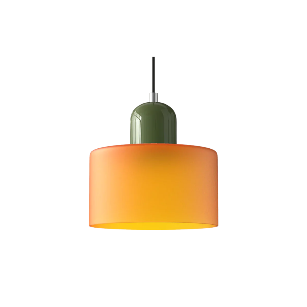 Retro Glass Pendant Light 6 Inch Adjustable 59 Inch Drop | Lumfield