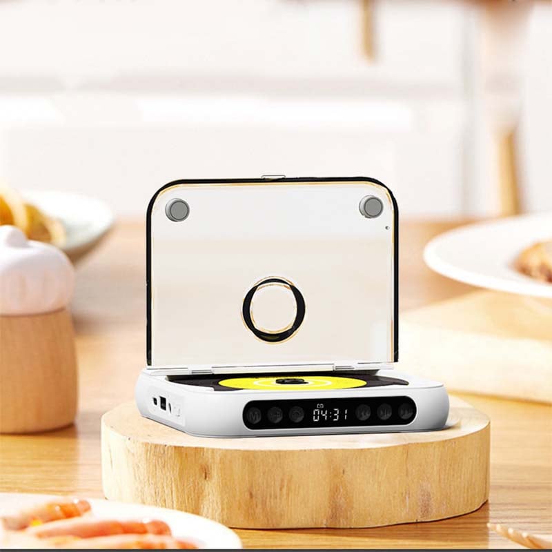 Portable CD Player Bluetooth 5.3 Rechargeable 2000mAh USB-C MP3 Wireless Headphones Speakers | Lumfield