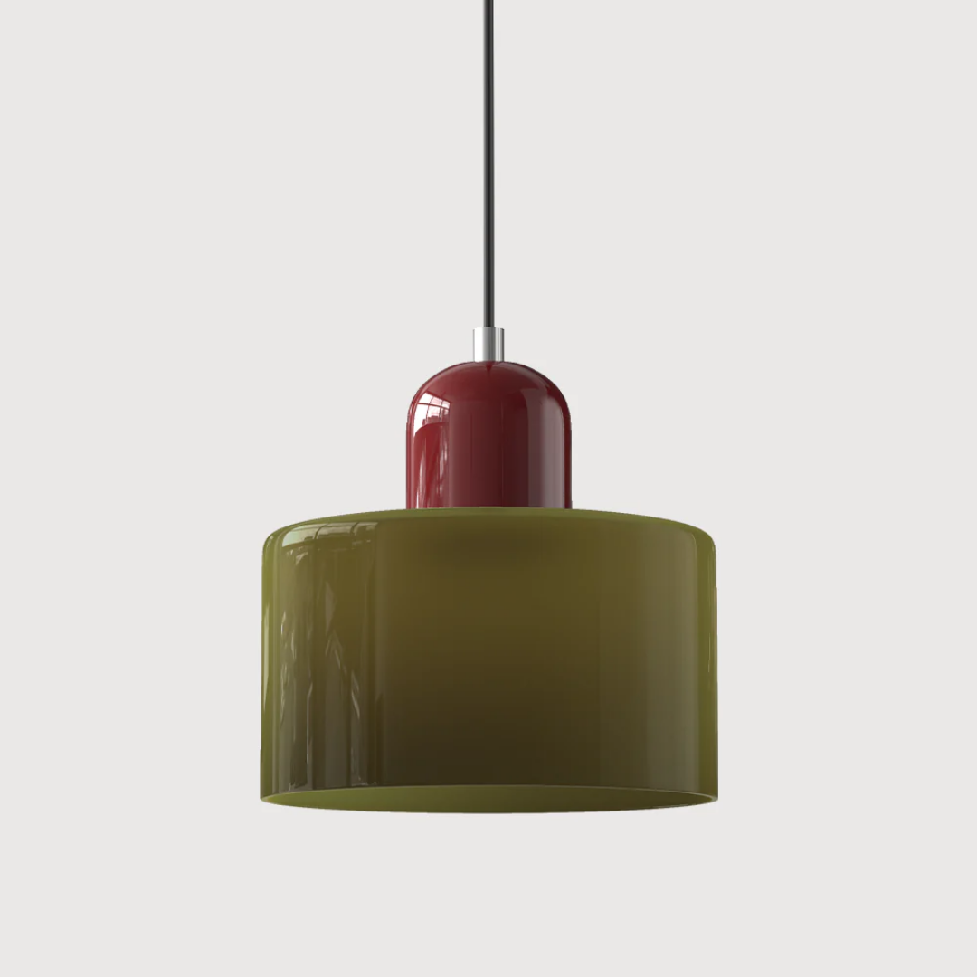 Retro Glass Pendant Light 6 Inch Adjustable 59 Inch Drop | Lumfield