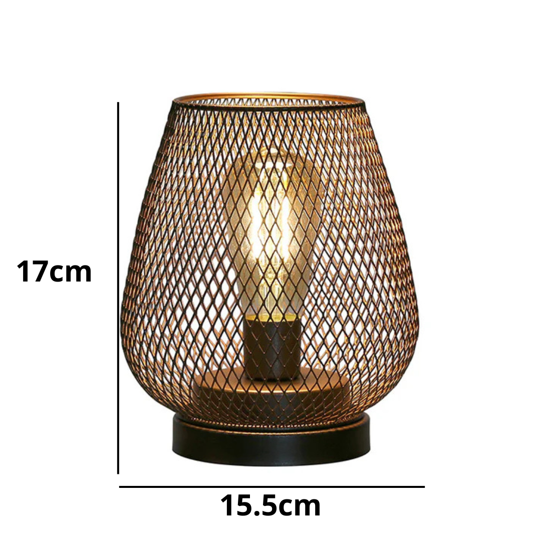 Wireless LED Lantern Rechargeable Modern Metal Indoor Outdoor Table Light | Lumfield