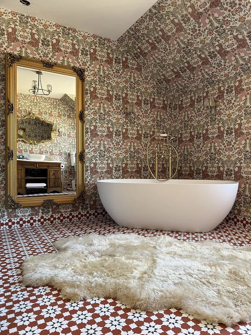 Freestanding Bathtub 63 Inch Matte White Solid Surface Soaking Tub Modern | Lumfield