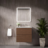 Floating Bathroom Vanity Walnut 24 Inch Soft Close Sink | Lumfield