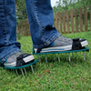 Lawn Aerator Shoes With Iron Spikes Adjustable 12 Inch | Lumfield