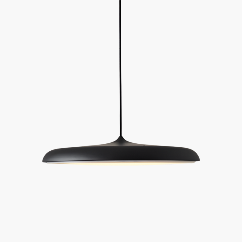 Scandinavian Ultra Thin Disc Pendant Light Diffused LED Modern Interior 25cm 40cm | Lumfield