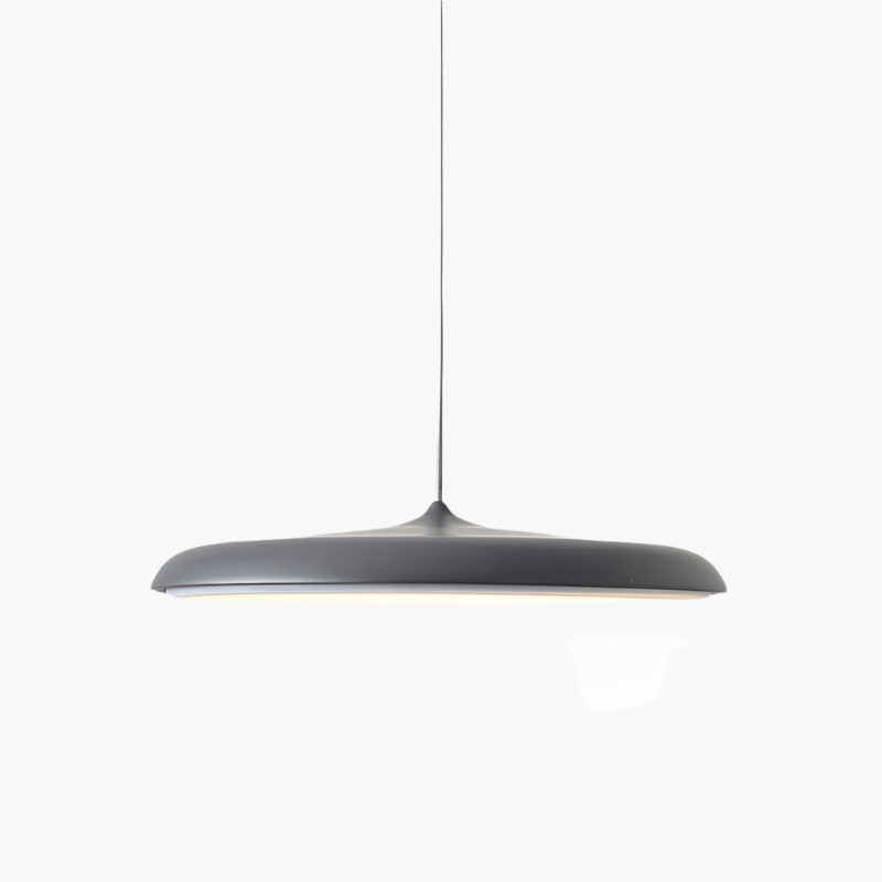Scandinavian Ultra Thin Disc Pendant Light Diffused LED Modern Interior 25cm 40cm | Lumfield