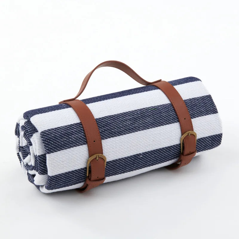 Waterproof Picnic Blanket Checkered With Carry Strap 59x79 Or 79x79 Inch | Lumfield