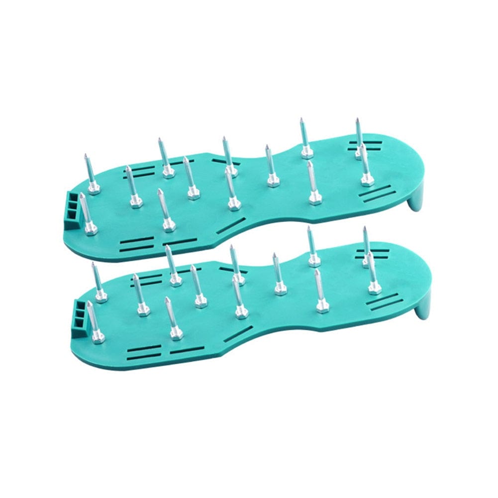 Lawn Aerator Shoes With Iron Spikes Adjustable 12 Inch | Lumfield
