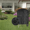 BBQ Grill Cover Waterproof UV Resistant Oxford Black Universal Fit | Lumfield