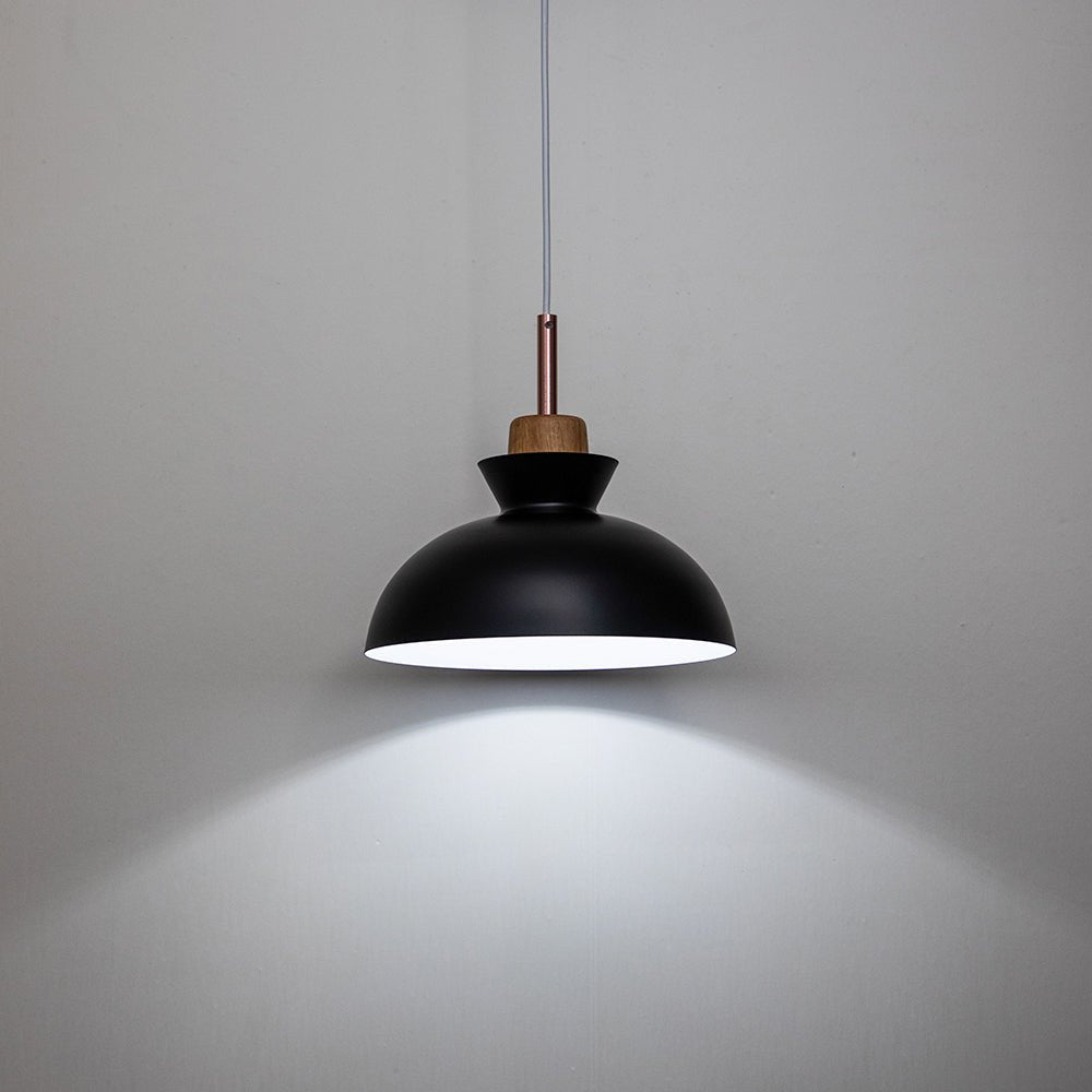 Pendant Light Modern Dome Metal Adjustable 11 Inch Kitchen | Lumfield