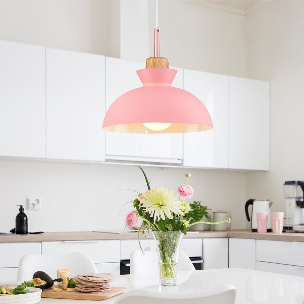 Pendant Light Modern Dome Metal Adjustable 11 Inch Kitchen | Lumfield