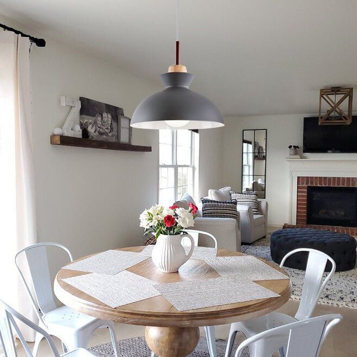 Pendant Light Modern Dome Metal Adjustable 11 Inch Kitchen | Lumfield