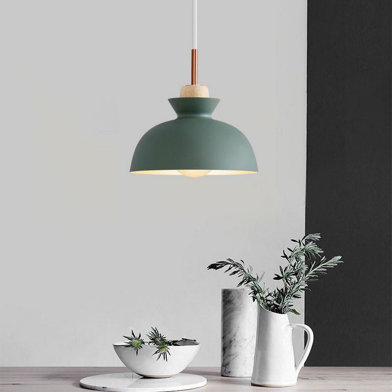 Pendant Light Modern Dome Metal Adjustable 11 Inch Kitchen | Lumfield